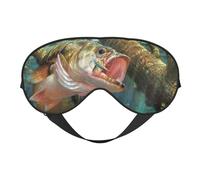 Máscaras para los ojos, máscara para dormir ajustable, cubierta para los ojos, cubierta para sombra para dormir, trabajo por turnos,Fiestas Impresas De Peces