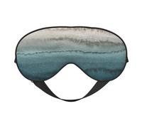 Máscaras para los ojos, máscara para dormir ajustable, cubierta para los ojos, cubierta para sombra para dormir, trabajo por turnos,Dentro de las mareas rompiendo olas verde azulado
