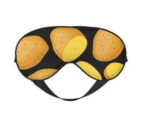 Máscaras para los ojos, máscara para dormir ajustable, cubierta para los ojos, cubierta para sombra para dormir, trabajo por turnos,Patata vegetal