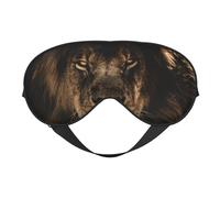 Máscaras para los ojos, máscara para dormir ajustable, cubierta para los ojos, cubierta para sombra para dormir, trabajo por turnos,León Africano Salvaje Felino Mane Primer Plano Vida Silvestre