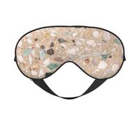 Máscaras para los ojos, máscara para dormir ajustable, cubierta para los ojos, cubierta para sombra para dormir, trabajo por turnos,Piedra Natural Terrazo