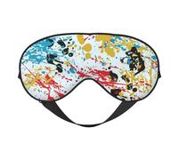 Máscaras para los ojos, máscara para dormir ajustable, cubierta para los ojos, cubierta para sombra para dormir, trabajo por turnos,Patrón abstracto de salpicaduras de tinta