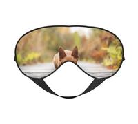 Máscaras para los ojos, máscara para dormir ajustable, cubierta para los ojos, cubierta para sombra para dormir, trabajo por turnos,perro chihuahua