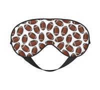 Máscaras para los ojos, máscara para dormir ajustable, cubierta para los ojos, cubierta para sombra para dormir, trabajo por turnos,Pelotas de rugby de fútbol americano