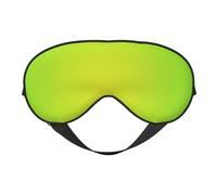 Máscaras para los ojos, máscara para dormir ajustable, cubierta para los ojos, cubierta para sombra para dormir, trabajo por turnos,Verde lima