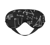 Máscaras para los ojos, máscara para dormir ajustable, cubierta para los ojos, cubierta para sombra para dormir, trabajo por turnos,Álgebra Geometría Matemáticas abstractas