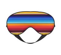 Máscaras para los ojos, máscara para dormir ajustable, cubierta para los ojos, cubierta para sombra para dormir, trabajo por turnos,Sarape Tradicional Mexicano En Amarillo