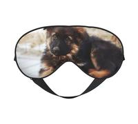 Máscaras para los ojos, máscara para dormir ajustable, cubierta para los ojos, cubierta para sombra para dormir, trabajo por turnos,Cachorro de pastor alemán