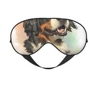 Máscaras para los ojos, máscara para dormir ajustable, cubierta para los ojos, cubierta para sombra para dormir, trabajo por turnos,Perro De Montaña De Berna Retrato Realista Berner