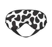 Máscaras para los ojos, máscara para dormir ajustable, cubierta para los ojos, cubierta para sombra para dormir, trabajo por turnos,Patrón Sin Fisuras Con Vaca Manchada
