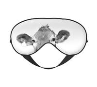 Máscaras para los ojos, máscara para dormir ajustable, cubierta para los ojos, cubierta para sombra para dormir, trabajo por turnos,Foto De Vaca En Blanco Y Negro