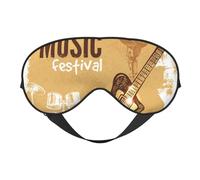 Máscaras para los ojos, máscara para dormir ajustable, cubierta para los ojos, cubierta para sombra para dormir, trabajo por turnos,Festival de música toda la noche