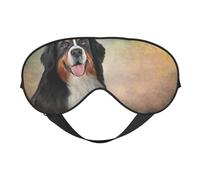 Máscaras para los ojos, máscara para dormir ajustable, cubierta para los ojos, cubierta para sombra para dormir, trabajo por turnos,Retrato de perro de montaña bernés de raza divertida