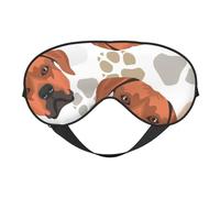 Máscaras para los ojos, máscara para dormir ajustable, cubierta para los ojos, cubierta para sombra para dormir, trabajo por turnos,Ridgeback de Rodesia con amor