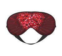 Máscaras para los ojos, máscara para dormir ajustable, cubierta para los ojos, cubierta para sombra para dormir, trabajo por turnos,Feliz día de San Valentín