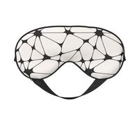 Máscaras para los ojos, máscara para dormir ajustable, cubierta para los ojos, cubierta para sombra para dormir, trabajo por turnos,Tiras negras