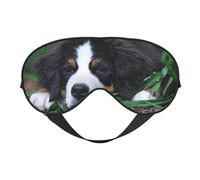 Máscaras para los ojos, máscara para dormir ajustable, cubierta para los ojos, cubierta para sombra para dormir, trabajo por turnos,Precioso perro de montaña de Berna
