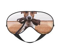 Máscaras para los ojos, máscara para dormir ajustable, cubierta para los ojos, cubierta para sombra para dormir, trabajo por turnos,Perros Jack Russell Terrier Animales