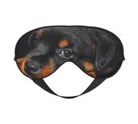 Máscaras para los ojos, máscara para dormir ajustable, cubierta para los ojos, cubierta para sombra para dormir, trabajo por turnos,Rottweiler Cachorros Mascotas Perros Rottweiler Pequeños