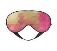 Máscaras para los ojos, máscara para dormir ajustable, cubierta para los ojos, cubierta para sombra para dormir, trabajo por turnos,Arte abstracto moderno rombo geométrico