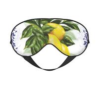 Máscaras para los ojos, máscara para dormir ajustable, cubierta para los ojos, cubierta para sombra para dormir, trabajo por turnos,Limones Toile