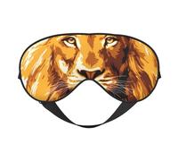 Máscaras para los ojos, máscara para dormir ajustable, cubierta para los ojos, cubierta para sombra para dormir, trabajo por turnos,Ilustración Del Rey León Impresa