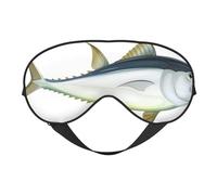 Máscaras para los ojos, máscara para dormir ajustable, cubierta para los ojos, cubierta para sombra para dormir, trabajo por turnos,pez grande