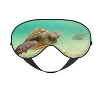 Máscaras para los ojos, máscara para dormir ajustable, cubierta para los ojos, cubierta para sombra para dormir, trabajo por turnos,Tortuga marina de la isla Lord Howe impresa