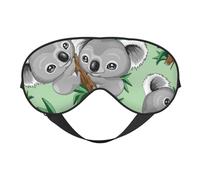 Máscaras para los ojos, máscara para dormir ajustable, cubierta para los ojos, cubierta para sombra para dormir, trabajo por turnos,lindo koala