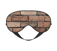Máscaras para los ojos, máscara para dormir ajustable, cubierta para los ojos, cubierta para sombra para dormir, trabajo por turnos,Ladrillos de pared de piedra