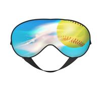 Máscaras para los ojos, máscara para dormir ajustable, cubierta para los ojos, cubierta para sombra para dormir, trabajo por turnos,Patrón azul tenis fuego