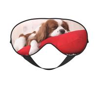 Máscaras para los ojos, máscara para dormir ajustable, cubierta para los ojos, cubierta para sombra para dormir, trabajo por turnos,Patrón Cavalier King Charles Spaniel