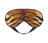 Máscaras para los ojos, máscara para dormir ajustable, cubierta para los ojos, cubierta para sombra para dormir, trabajo por turnos,Piel de tigre siberiano sintética