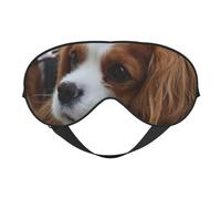 Máscaras para los ojos, máscara para dormir ajustable, cubierta para los ojos, cubierta para sombra para dormir, trabajo por turnos,Lindo Cavalier King Charles Spaniel