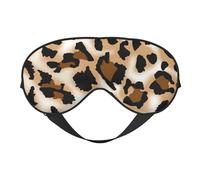 Máscaras para los ojos, máscara para dormir ajustable, cubierta para los ojos, cubierta para sombra para dormir, trabajo por turnos,Leopardo Guepardo Leopardo Amor