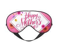 Máscaras para los ojos, máscara para dormir ajustable, cubierta para los ojos, cubierta para sombra para dormir, trabajo por turnos,Feliz dia de la madre con flor