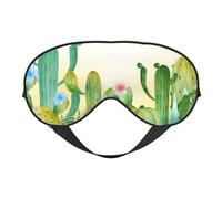 Máscaras para los ojos, máscara para dormir ajustable, cubierta para los ojos, cubierta para sombra para dormir, trabajo por turnos,Nopal