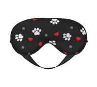 Máscaras para los ojos, máscara para dormir ajustable, cubierta para los ojos, cubierta para sombra para dormir, trabajo por turnos,pata de perro