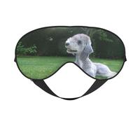 Máscaras para los ojos, máscara para dormir ajustable, cubierta para los ojos, cubierta para sombra para dormir, trabajo por turnos,Bedlington Terrier Perros divertidos Perros peludos Mascotas