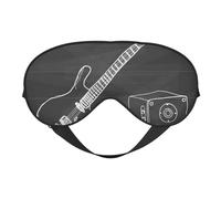 Máscaras para los ojos, máscara para dormir ajustable, cubierta para los ojos, cubierta para sombra para dormir, trabajo por turnos,Amor Roca Impreso