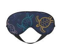Máscaras para los ojos, máscara para dormir ajustable, cubierta para los ojos, cubierta para sombra para dormir, trabajo por turnos,Textura de caparazón de tortuga
