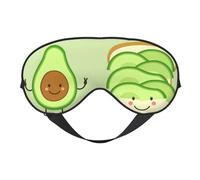 Máscaras para los ojos, máscara para dormir ajustable, cubierta para los ojos, cubierta para sombra para dormir, trabajo por turnos,Lindo Aguacate Y Tostadas Y Huevo Fiado