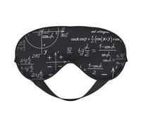 Máscaras para los ojos, máscara para dormir ajustable, cubierta para los ojos, cubierta para sombra para dormir, trabajo por turnos,Matemáticas Sin Costuras Con Fórmulas De Formas Geométricas