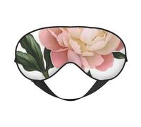 Máscaras para los ojos, máscara para dormir ajustable, cubierta para los ojos, cubierta para sombra para dormir, trabajo por turnos,Peonía