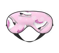 Máscaras para los ojos, máscara para dormir ajustable, cubierta para los ojos, cubierta para sombra para dormir, trabajo por turnos,Patinaje sobre hielo y copo de nieve.
