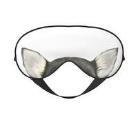 Máscaras para los ojos, máscara para dormir ajustable, cubierta para los ojos, cubierta para sombra para dormir, trabajo por turnos,Pintura original de color de mezcla de chihuahua