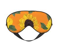 Máscaras para los ojos, máscara para dormir ajustable, cubierta para los ojos, cubierta para sombra para dormir, trabajo por turnos,Patrón sin costuras de girasol