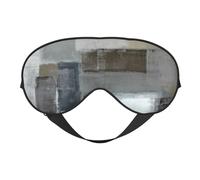 Máscaras para los ojos, máscara para dormir ajustable, cubierta para los ojos, cubierta para sombra para dormir, trabajo por turnos,Arte abstracto gris y marrón del laberinto