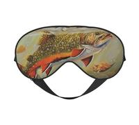 Máscaras para los ojos, máscara para dormir ajustable, cubierta para los ojos, cubierta para sombra para dormir, trabajo por turnos,Pesca con mosca de trucha
