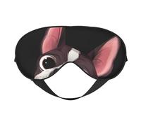 Máscaras para los ojos, máscara para dormir ajustable, cubierta para los ojos, cubierta para sombra para dormir, trabajo por turnos,terrier de boston